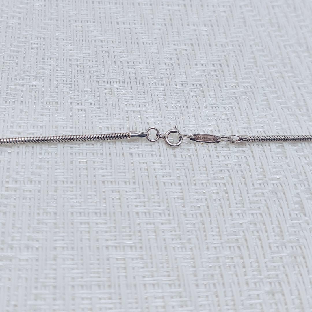 【新品仕上げ】 Tiffany ティファニーナローバーネックレス