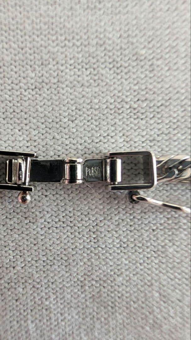 【新品】Pt850喜平ネックレス6面ダブル20g50cm造幣局検定マーク刻印入