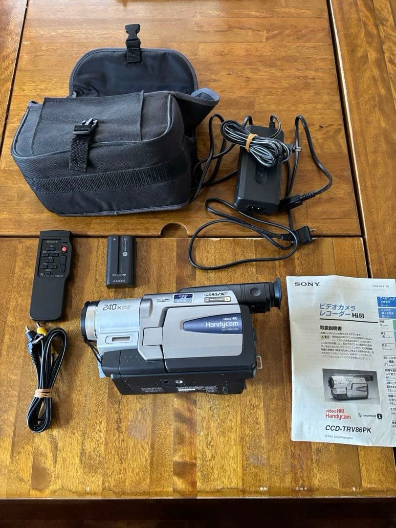 SONY ビデオカメラレコーダー CCD-TRV86PK ハンディカム Hi8
