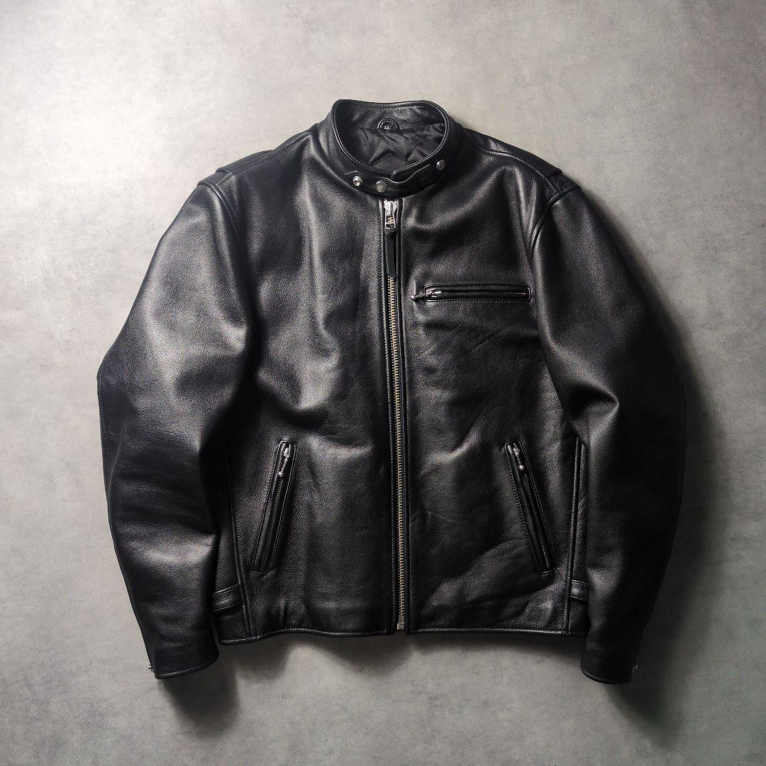 USA製 カウレザー Wind Armor シングルライダースジャケット XL