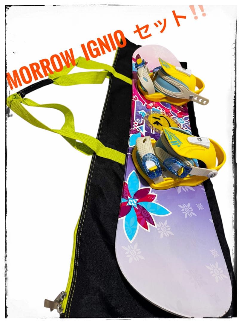 ◆Jr スノーボード ビンディングIGNIO・Morrow Iris108