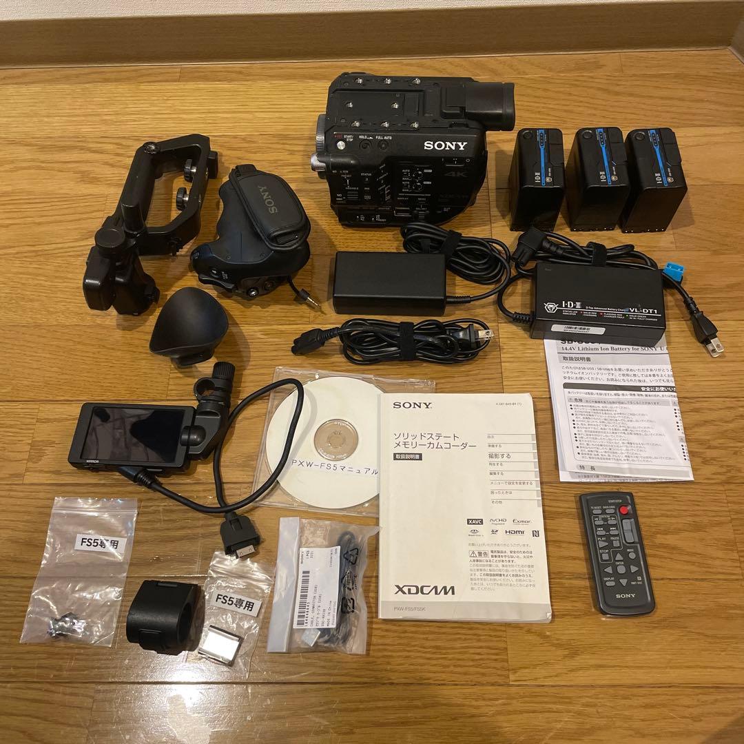SONY fs5 本体と付属品　PXW-FS5