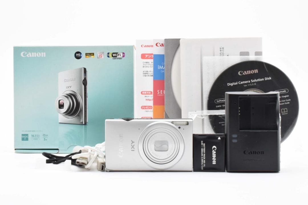超美品 キヤノン IXY 420F コンパクトデジタルカメラ シルバーCanon